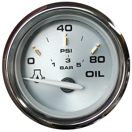 Faria Beede Instruments Kronos 2" Oil Pressure Gauge - 80 PSI 19002